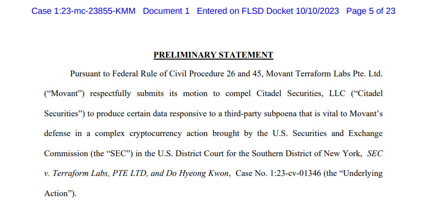 SEC seeks summary judgment in Do Kwon and Terraform Labs case