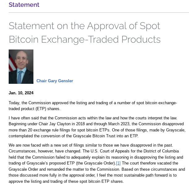 Spot Bitcoin ETF approvals: Reporting live