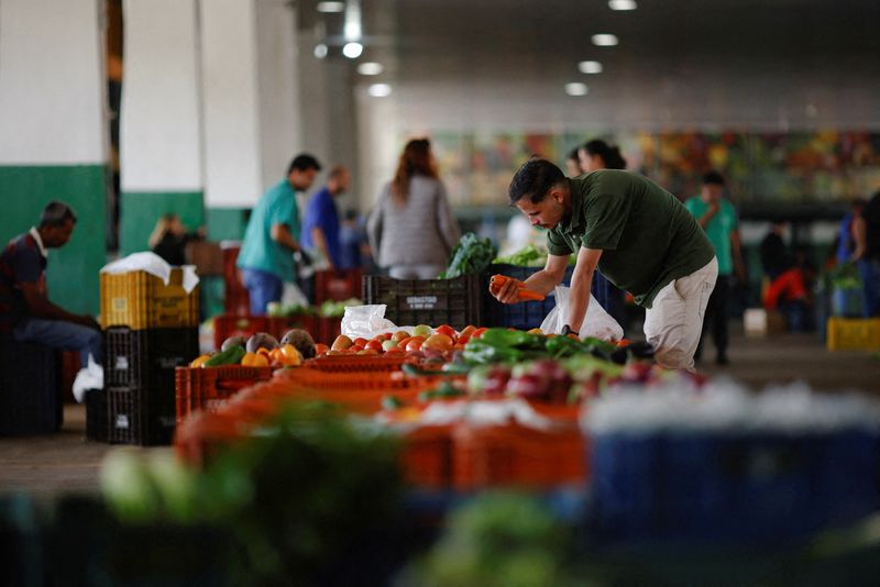 Brazil annual inflation forecast at 1-year high in Oct- Reuters poll