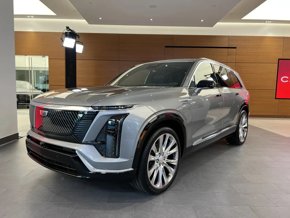 Cadillac execs are betting the 'baby Escalade' Vistiq will maintain its strong EV momentum