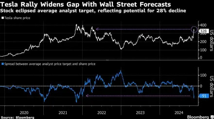 Tesla’s Meme-Like Stock Surge Leaves Wall Street Feeling Wary