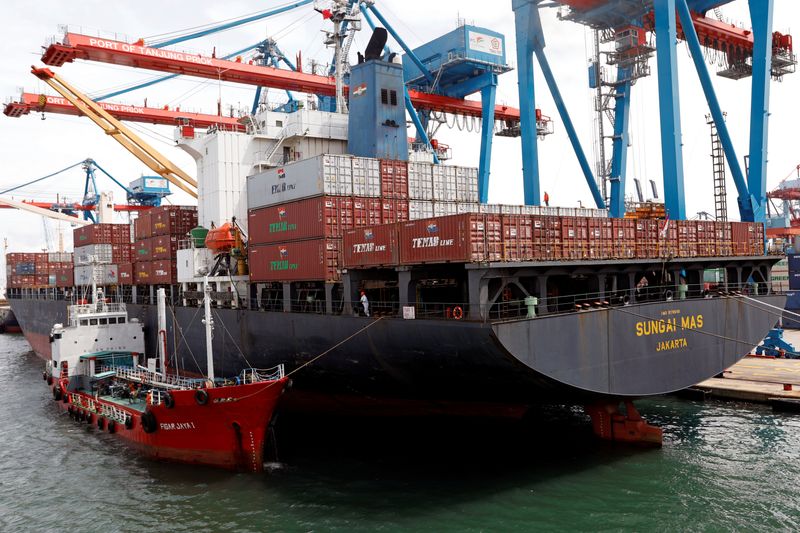 Indonesia's exports, imports beat forecasts, trade surplus less than expected