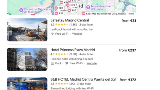 Google to test plain 'blue link' results for hotel searches in EU markets in latest DMA twist