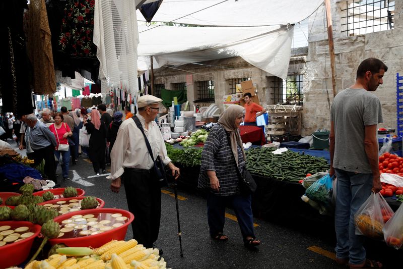 Turkish cenbank sees high food prices hitting November inflation