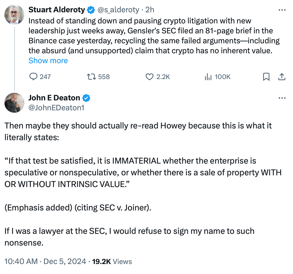 SEC defends amended suit against Binance, CZ over securities claims