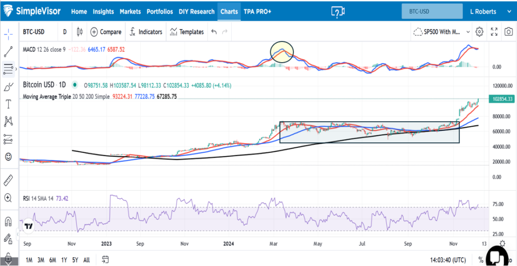 Time to Rethink Your Portfolio as Bitcoin Hits $100K, Stock/Bond Imbalance Grows?