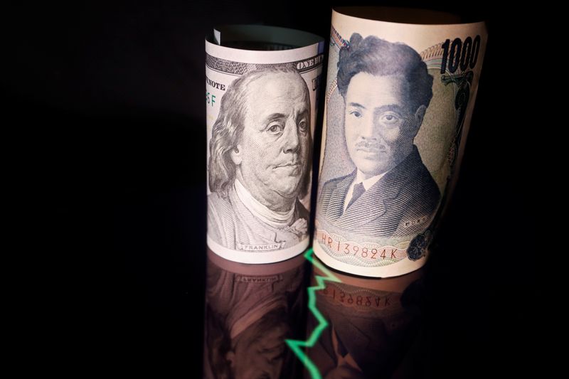 Dollar charges ahead on hawkish Fed outlook, yen awaits BOJ