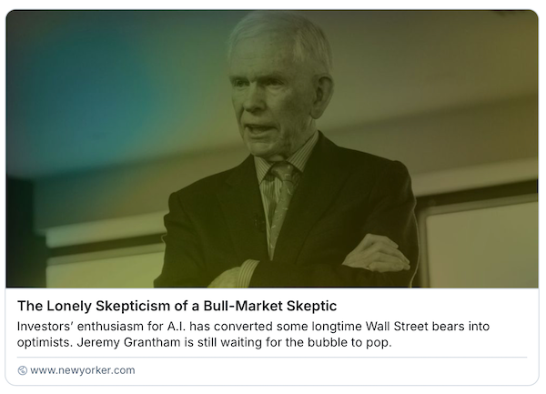 Jeremy Grantham: The Last Bear Standing?