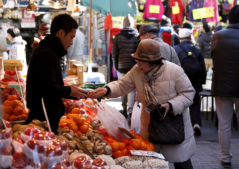 Japan November household spending falls as price pressure persists