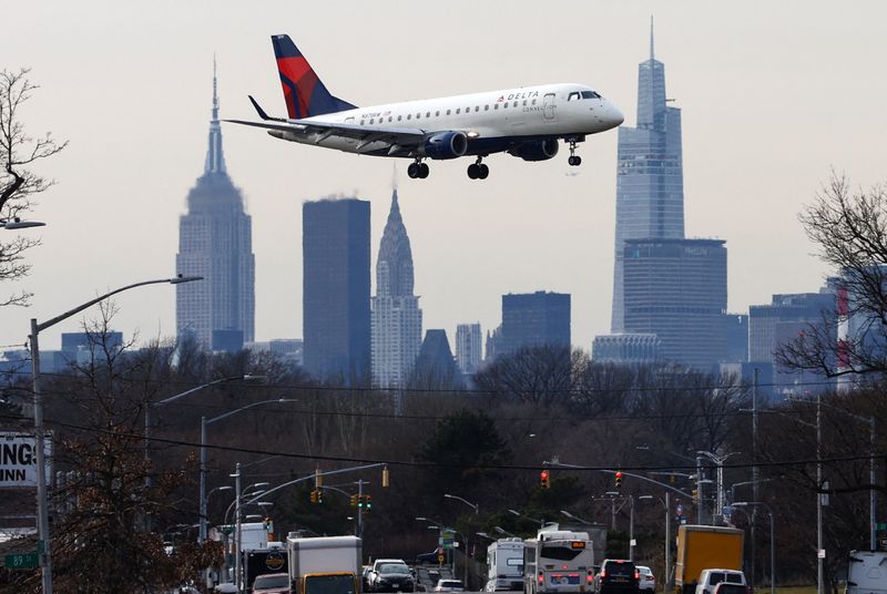 Delta sees bumper profit on robust premium travel demand, improved pricing