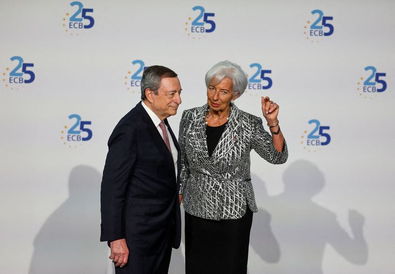 ECB's Lagarde moves markets with a frown, Draghi with a smile, study finds