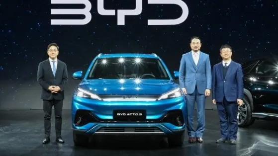 BYD officially enters South Korean market