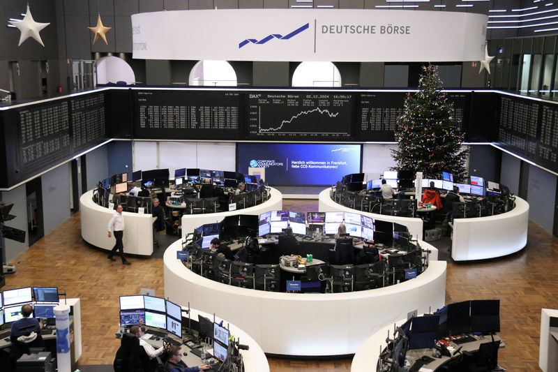 European shares set for fourth straight weekly gain as China data boosts risk-taking