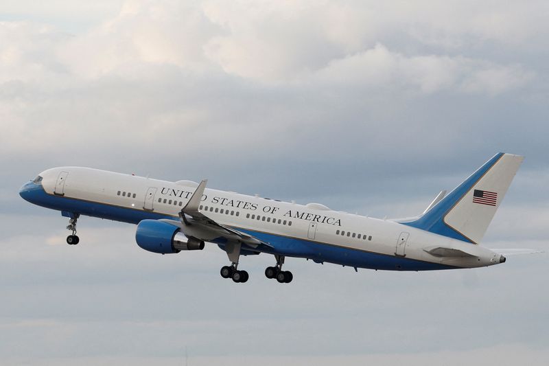 Trump flies on Air Force plane to Washington as Biden sticks to tradition