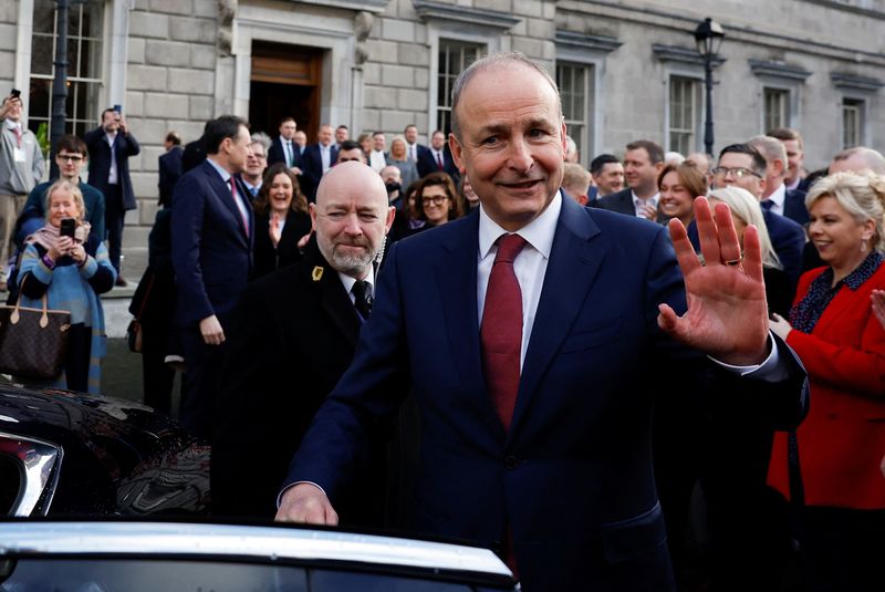 Micheál Martin returns as Irish premier, bracing for Trump fallout