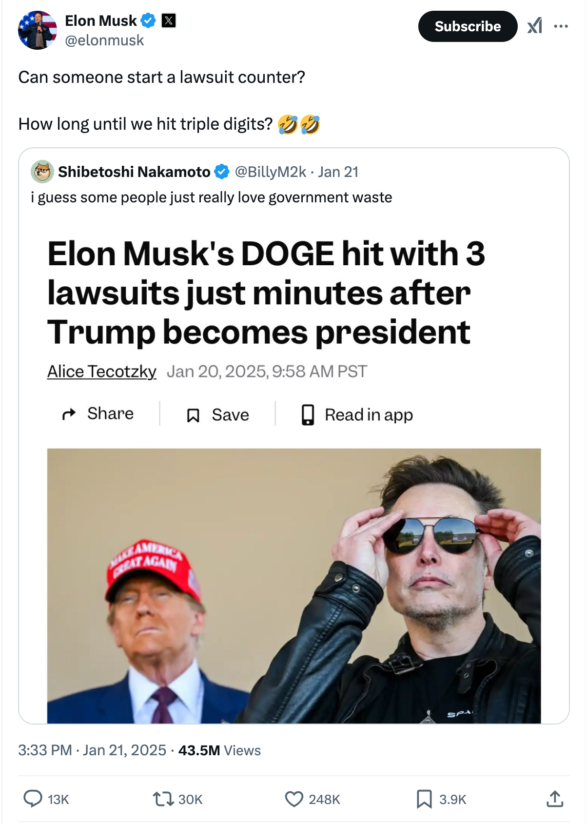 Can the law keep up with Musk and DOGE?