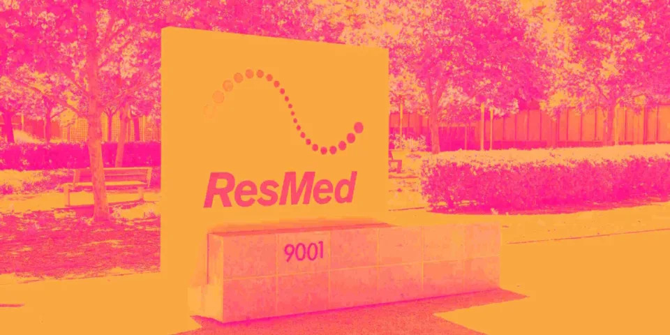 ResMed (NYSE:RMD) Posts Better-Than-Expected Sales In Q4 But Stock Drops